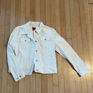 Chaps White Denim Jacket